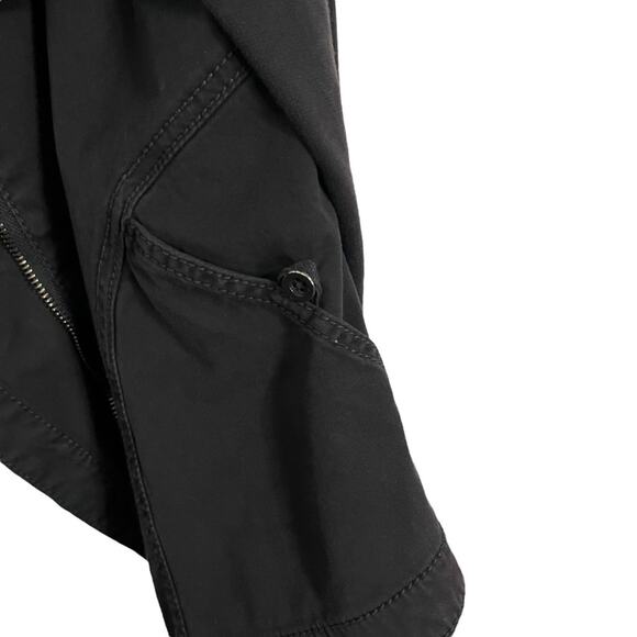 Marrakech for Anthropologie Faravel Moto Jacket Vintage Black Full Zip Grunge M - Picture 9 of 12